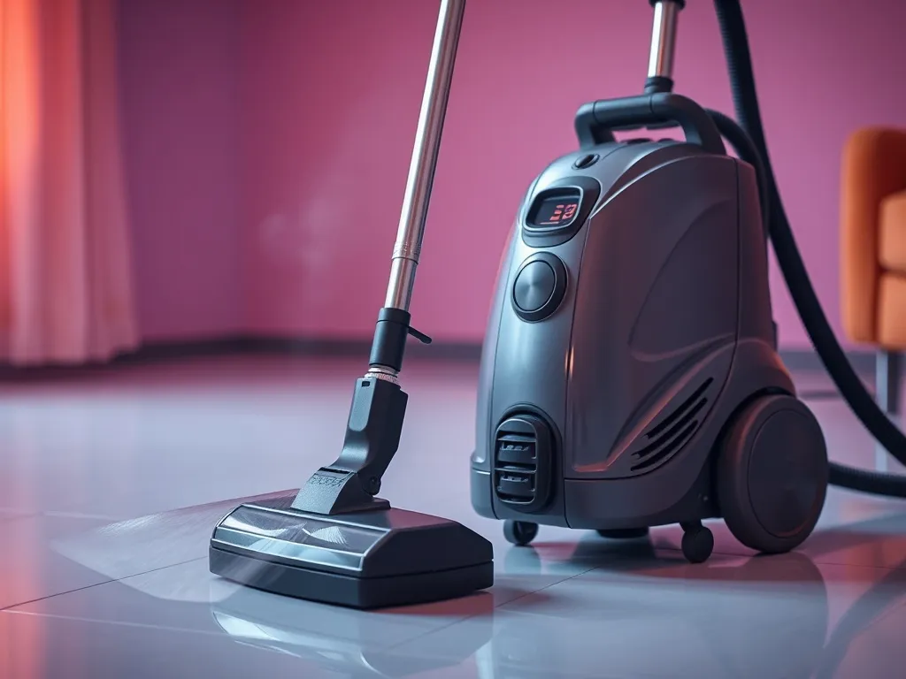 High-tech professional industrial steam cleaner and vacuum e