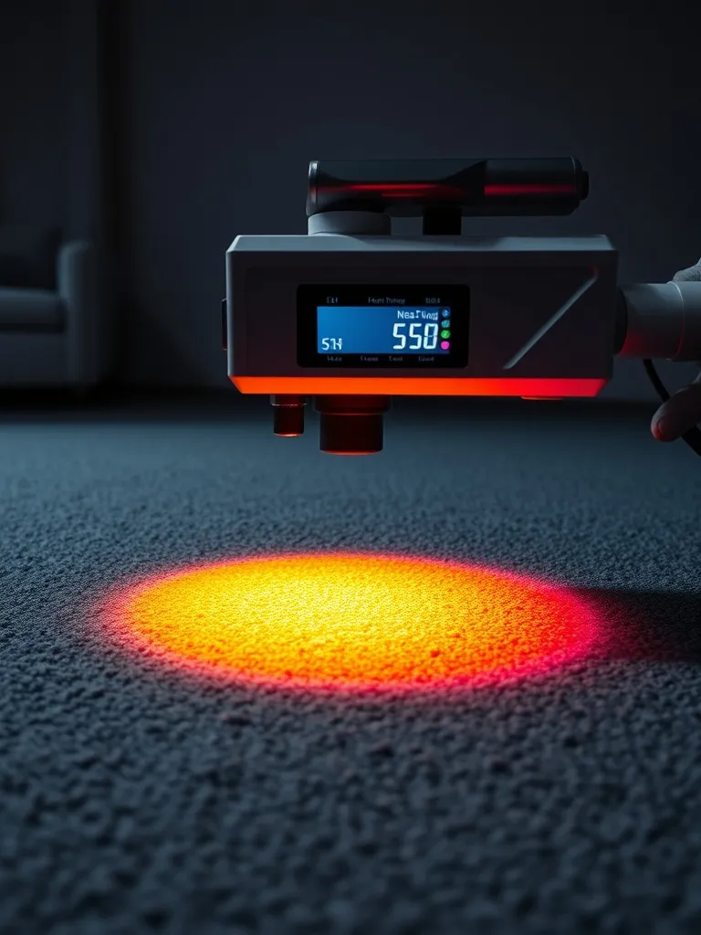 Professional spectrophotometer measuring color and light ref